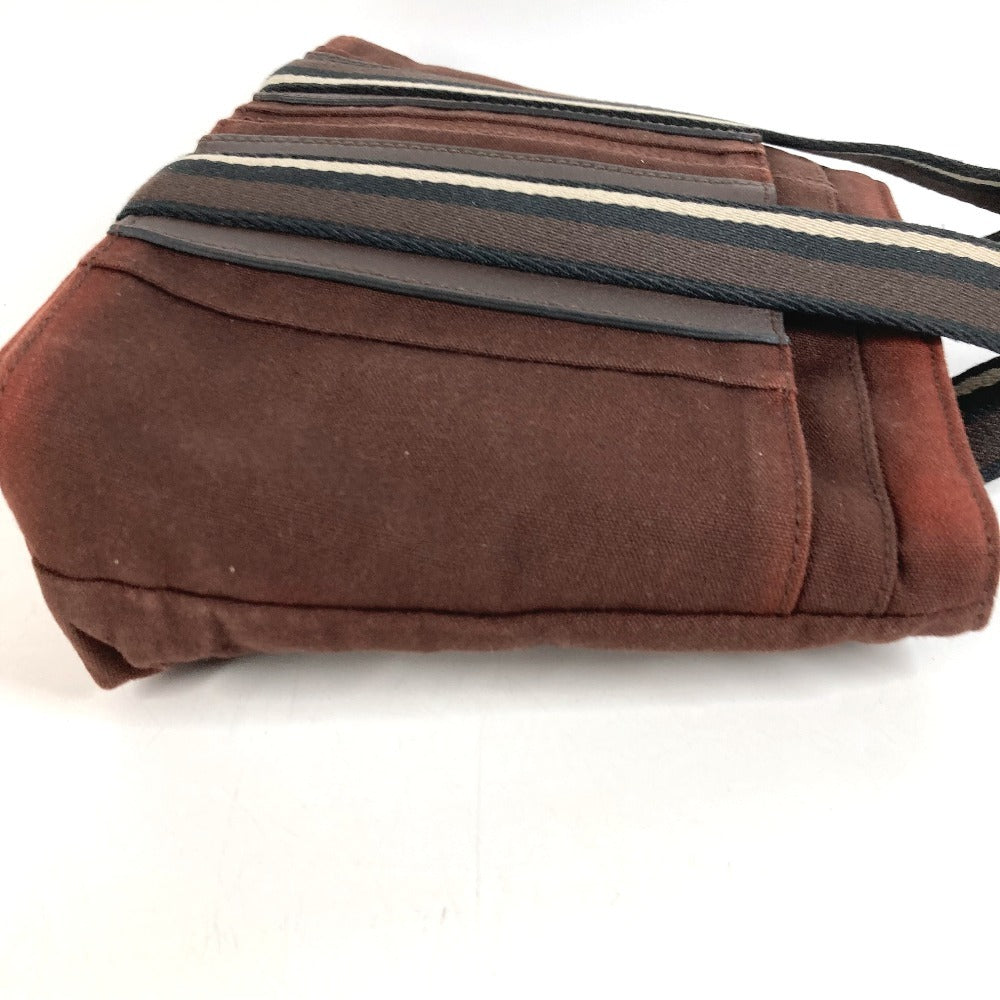 HERMES Troca Horizontal PM Troca Horizontal PM Handbag Tote Bag Cotton Unisex Brown