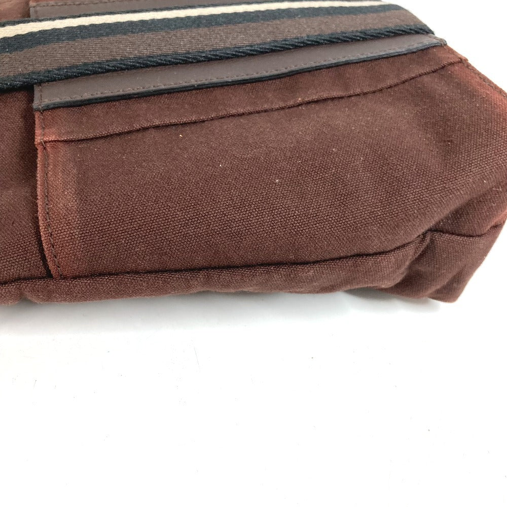 HERMES Troca Horizontal PM Troca Horizontal PM Handbag Tote Bag Cotton Unisex Brown