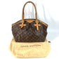 LOUIS VUITTON M40144 Monogram Tivoli GM Tote Bag, Shoulder Bag, Monogram Canvas, Women's, Brown