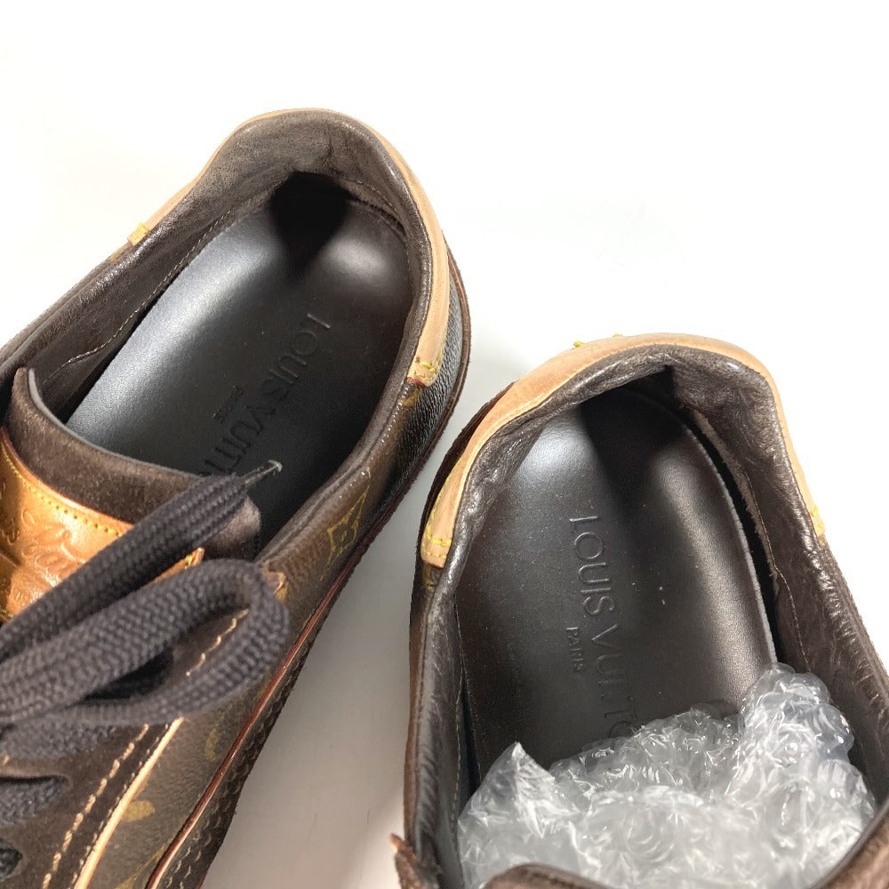 LOUIS VUITTON Unknown Monogram Lace-up Shoes Sneakers Monogram Vernis Men's Brown