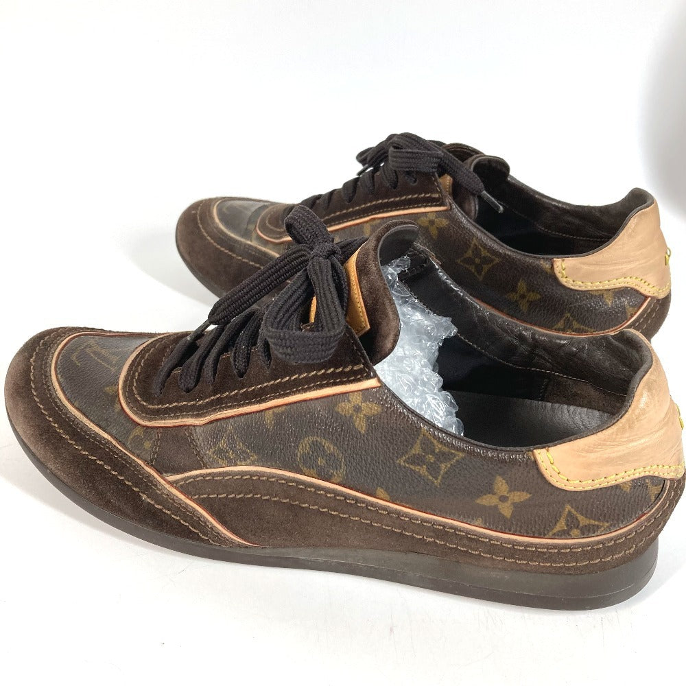 LOUIS VUITTON Unknown Monogram Lace-up Shoes Sneakers Monogram Vernis Men's Brown