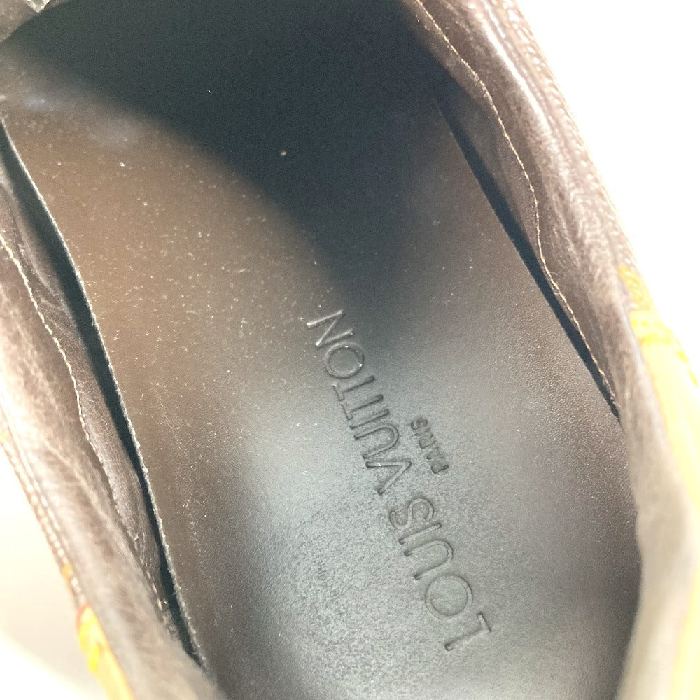LOUIS VUITTON Unknown Monogram Lace-up Shoes Sneakers Monogram Vernis Men's Brown