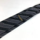 LOUIS VUITTON Unknown Logo Silk Tie Men's Black