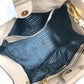 PRADA 2-Way Bag Triangle Logo Plate Handbag Shoulder Bag Crossbody Tote Bag Leather Unisex Beige