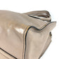 PRADA 2-Way Bag Triangle Logo Plate Handbag Shoulder Bag Crossbody Tote Bag Leather Unisex Beige