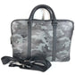 MONTBLANC Logo Camouflage Bag Document Bag Briefcase Handbag 2-Way Bag Shoulder Bag Business Bag Leather Unisex Black