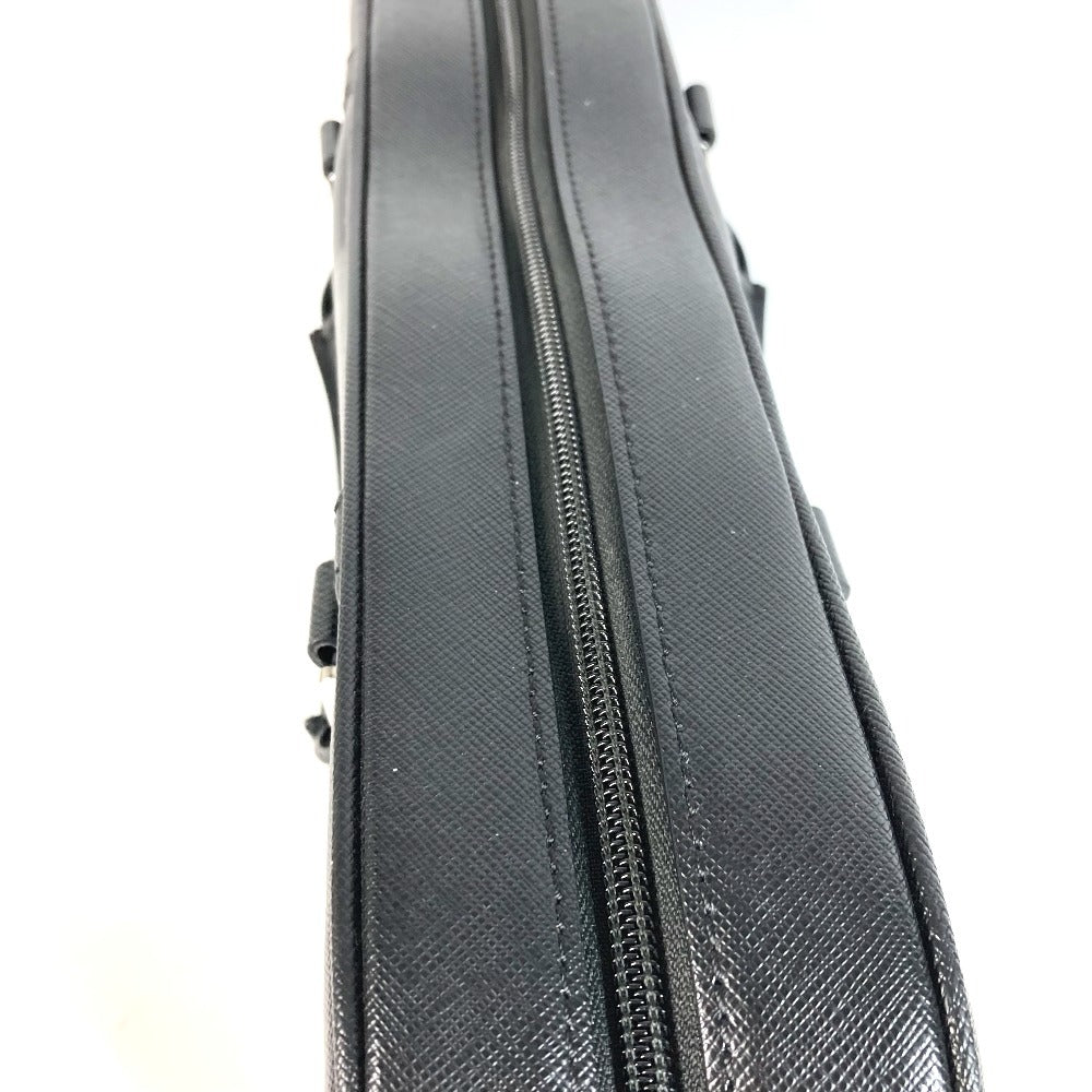 MONTBLANC Logo Camouflage Bag Document Bag Briefcase Handbag 2-Way Bag Shoulder Bag Business Bag Leather Unisex Black