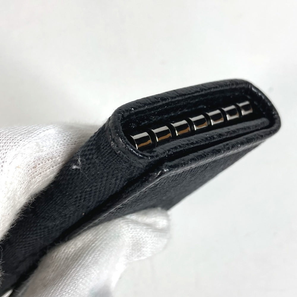 GUCCI 04564 GG ロゴ 6連 6P 鍵 キーケース GGキャンバス/レザー ユニセックス ブラック