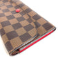 LOUIS VUITTON N63544 Damier Portefeuille Emilie Long Wallet Flap Long Wallet Damier Canvas Unisex Brown