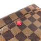 LOUIS VUITTON N63544 Damier Portefeuille Emilie Long Wallet Flap Long Wallet Damier Canvas Unisex Brown