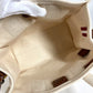 BALLY 6310434 Akelei Logo 2WAY Bag Shoulder Bag Tote Bag Handbag Cotton Unisex White