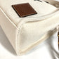BALLY 6310434 Akelei Logo 2WAY Bag Shoulder Bag Tote Bag Handbag Cotton Unisex White