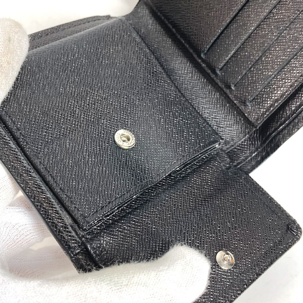 LOUIS VUITTON N62664 Damier Graphite Portefeuille Marco Compact Wallet, Bi-fold, Damier Graphite Canvas, Unisex, Black