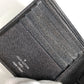 LOUIS VUITTON N62664 Damier Graphite Portefeuille Marco Compact Wallet, Bi-fold, Damier Graphite Canvas, Unisex, Black