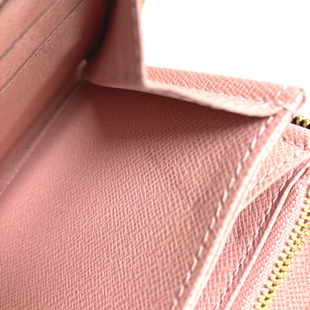 LOUIS VUITTON M41894 Monogram Zippy Wallet, Zippy Wallet, Long Wallet, Round Zipper, Long Wallet, Monogram Canvas, Unisex, Rose Ballerine, Brown