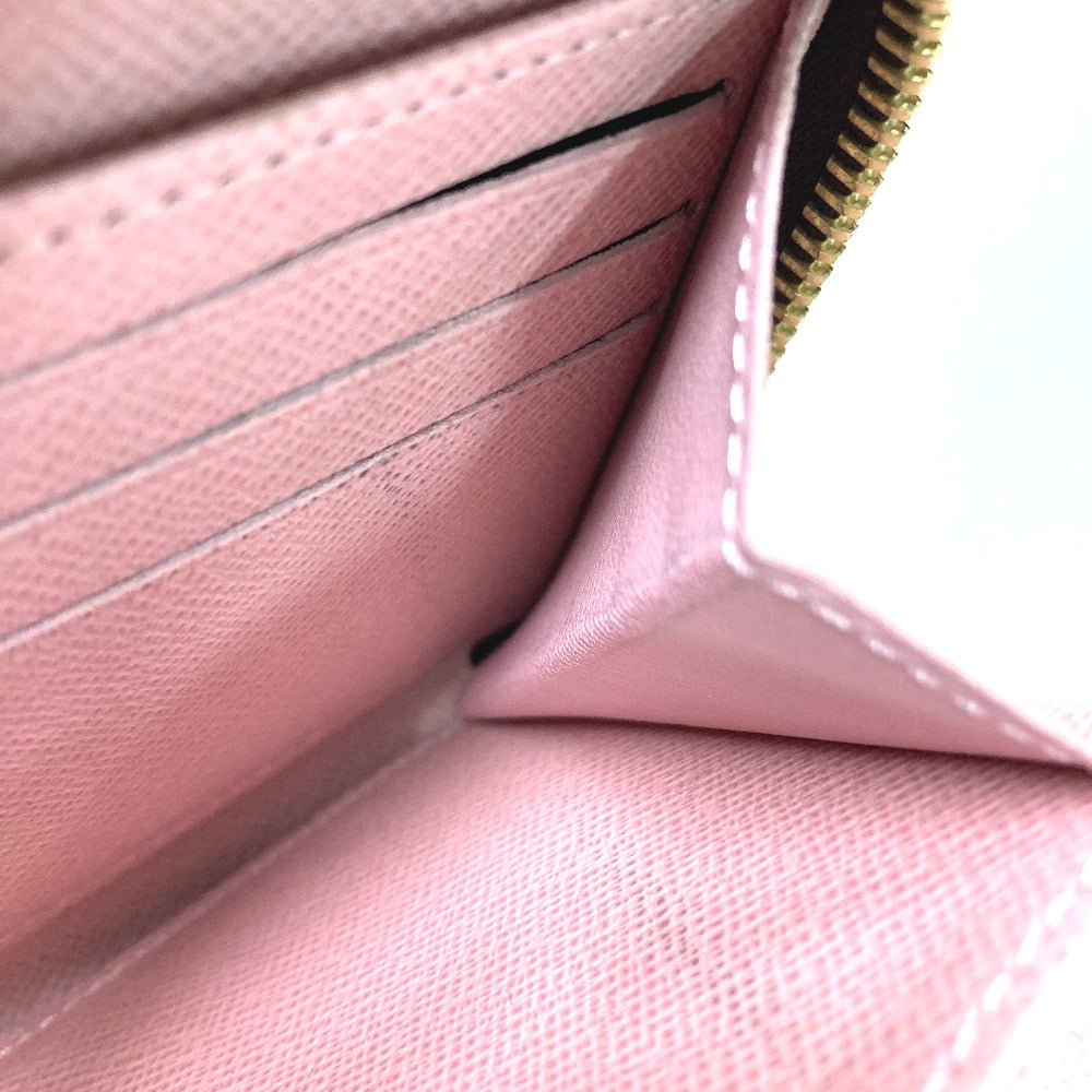 LOUIS VUITTON M41894 Monogram Zippy Wallet, Zippy Wallet, Long Wallet, Round Zipper, Long Wallet, Monogram Canvas, Unisex, Rose Ballerine, Brown