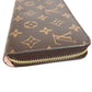 LOUIS VUITTON M41894 Monogram Zippy Wallet, Zippy Wallet, Long Wallet, Round Zipper, Long Wallet, Monogram Canvas, Unisex, Rose Ballerine, Brown