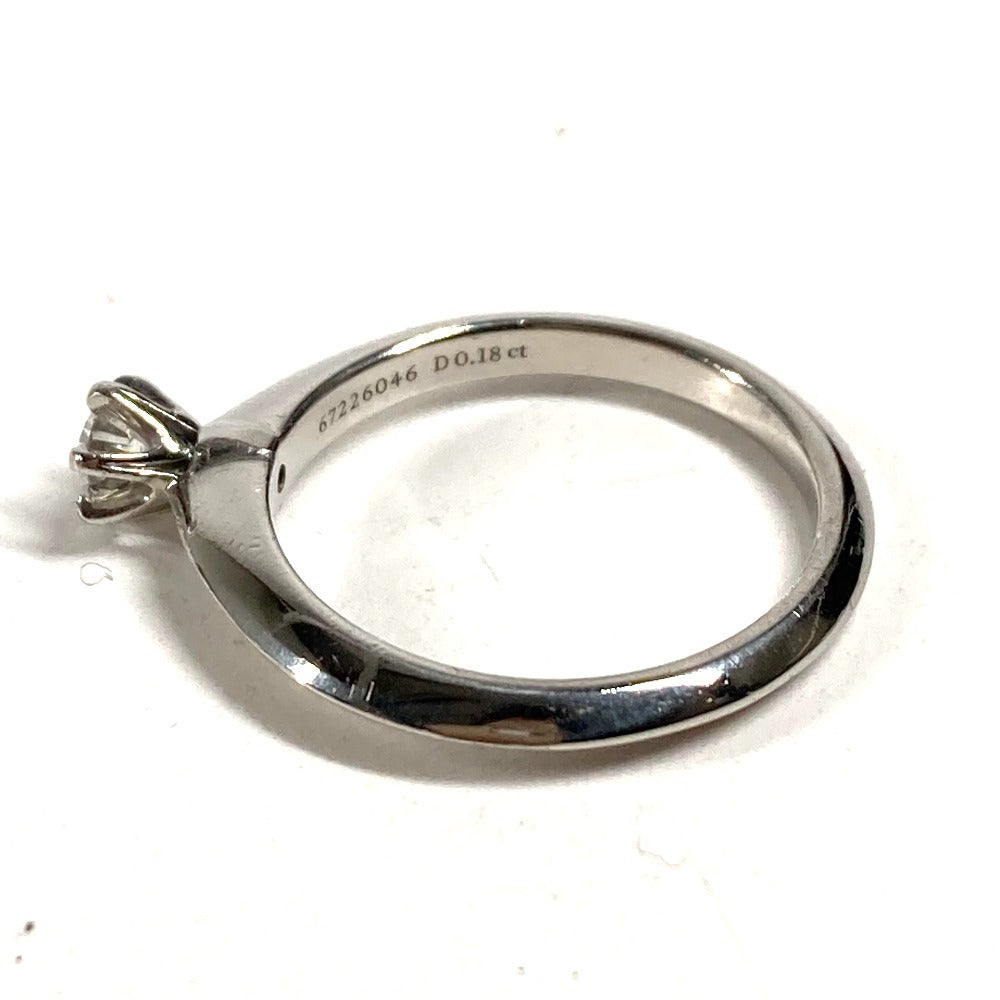 TIFFANY&Co. D0.18ct 1PD ダイヤ ダイヤモンド アクセサリー ジュエリー プラチナ リング・指輪 Pt950 レディース シルバー