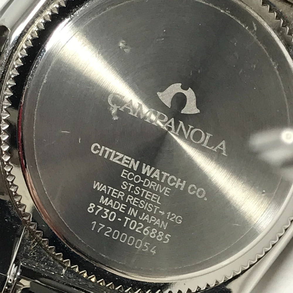 CITIZEN 8730-T026885 カンパノラ メンズウォッチ ウォッチ 腕時計 SS メンズ ネイビー