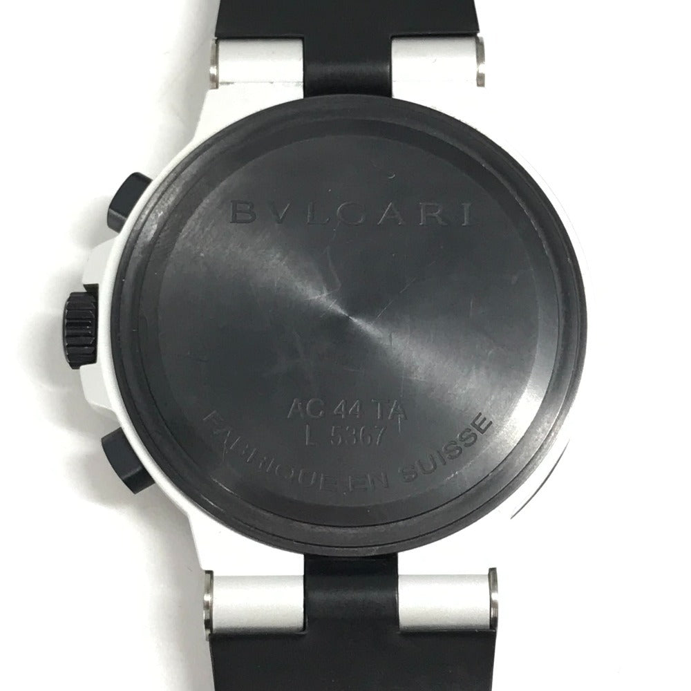 BVLGARI AC44TA アルミニウム クロノグラフ メンズウォッチ ウォッチ 腕時計 アルミニウム メンズ ブラック