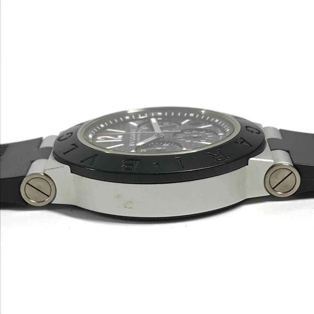 BVLGARI AC44TA アルミニウム クロノグラフ メンズウォッチ ウォッチ 腕時計 アルミニウム メンズ ブラック