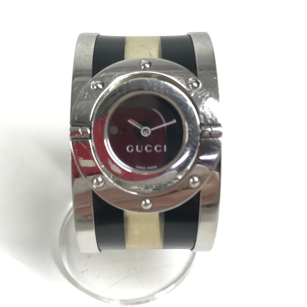 GUCCI 112 バングルウォッチ トワール レディースウォッチ 時計 ウォッチ ブレスレット 腕時計 SS レディース シルバー