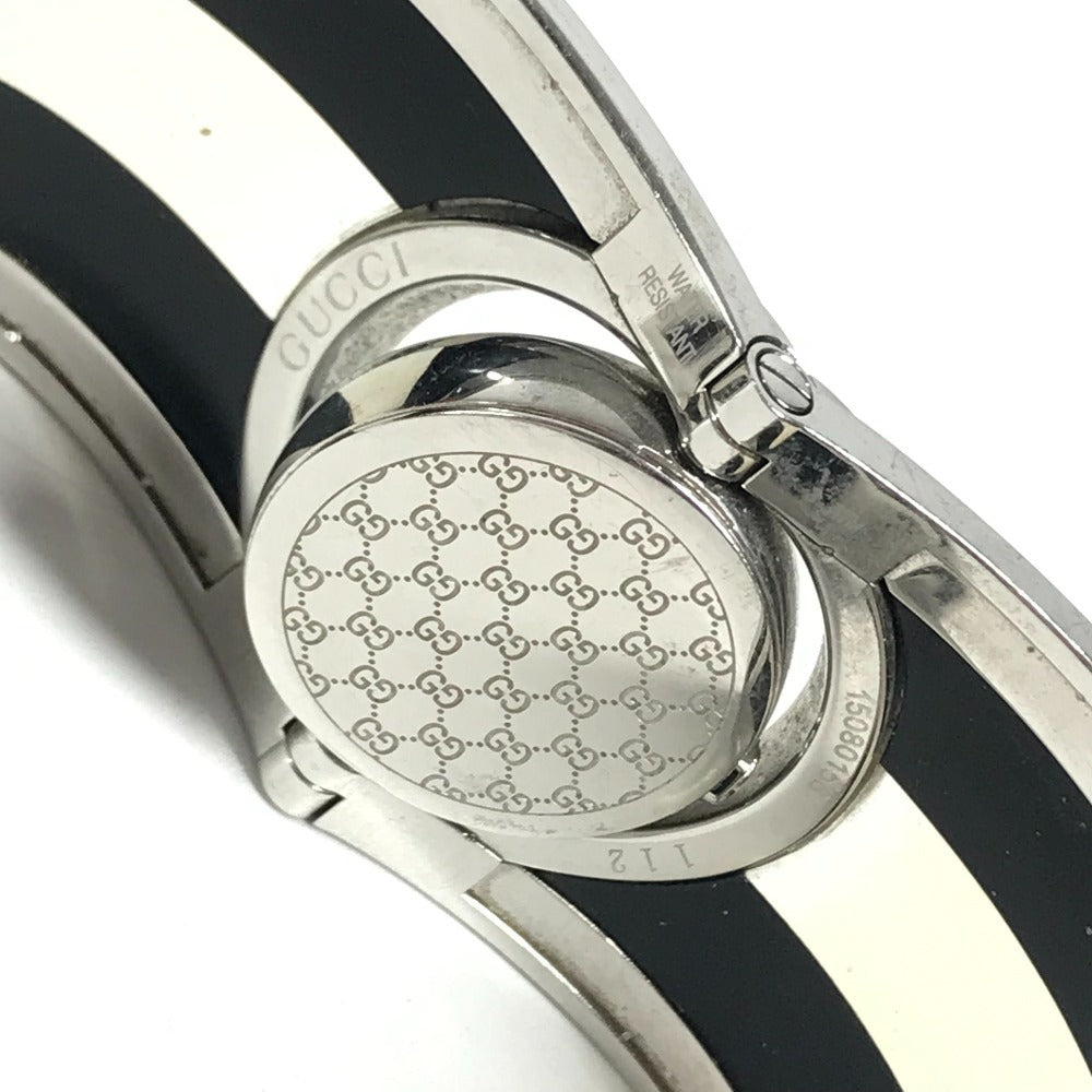 GUCCI 112 バングルウォッチ トワール レディースウォッチ 時計 ウォッチ ブレスレット 腕時計 SS レディース シルバー
