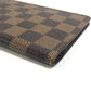 LOUIS VUITTON R20703 Damier Agenda Posh System planner, bi-fold, stationery Notebook cover Damier Canvas Ebene Brown Used