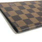 LOUIS VUITTON R20703 Damier Agenda Posh System planner, bi-fold, stationery Notebook cover Damier Canvas Ebene Brown Used