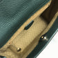 GUCCI 000 123 Old Gucci vintage Bamboo 2-Way Bag, Handbag, Shoulder Bag Shoulder Bag Leather / suede Green Used