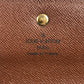 LOUIS VUITTON M61202 Monogram Porte TresorEtui Papie Wallet Flap Wallet Trifold wallet MonogramCanvas Brown Used