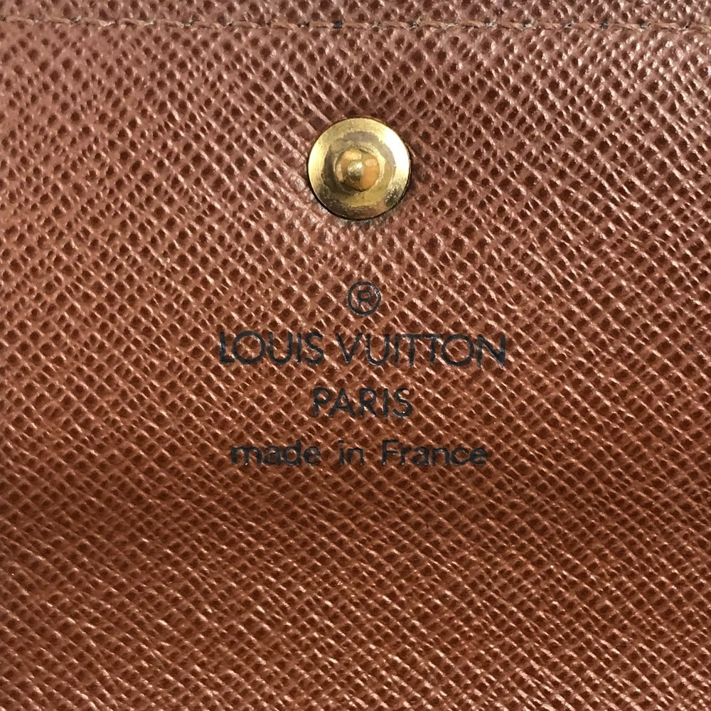 LOUIS VUITTON M61202 Monogram Porte TresorEtui Papie Wallet Flap Wallet Trifold wallet MonogramCanvas Brown Used