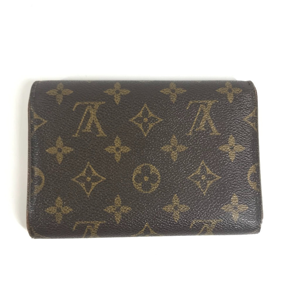 LOUIS VUITTON M61202 Monogram Porte TresorEtui Papie Wallet Flap Wallet Trifold wallet MonogramCanvas Brown Used