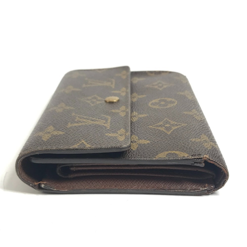 LOUIS VUITTON M61202 Monogram Porte TresorEtui Papie Wallet Flap Wallet Trifold wallet MonogramCanvas Brown Used