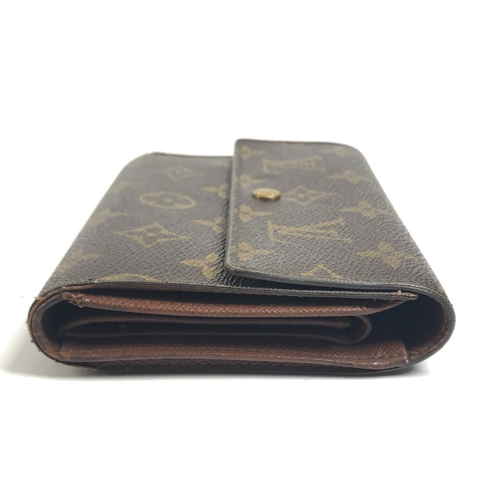 LOUIS VUITTON M61202 Monogram Porte TresorEtui Papie Wallet Flap Wallet Trifold wallet MonogramCanvas Brown Used