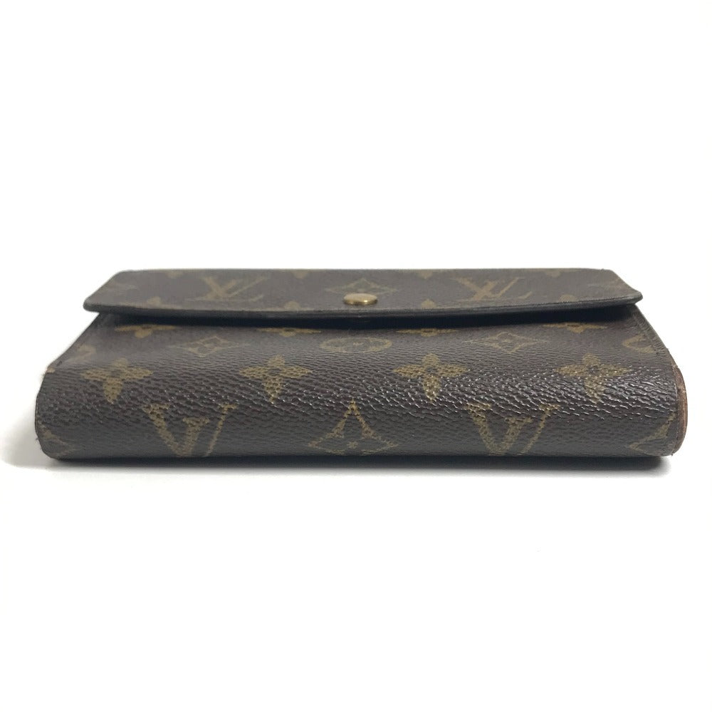 LOUIS VUITTON M61202 Monogram Porte TresorEtui Papie Wallet Flap Wallet Trifold wallet MonogramCanvas Brown Used