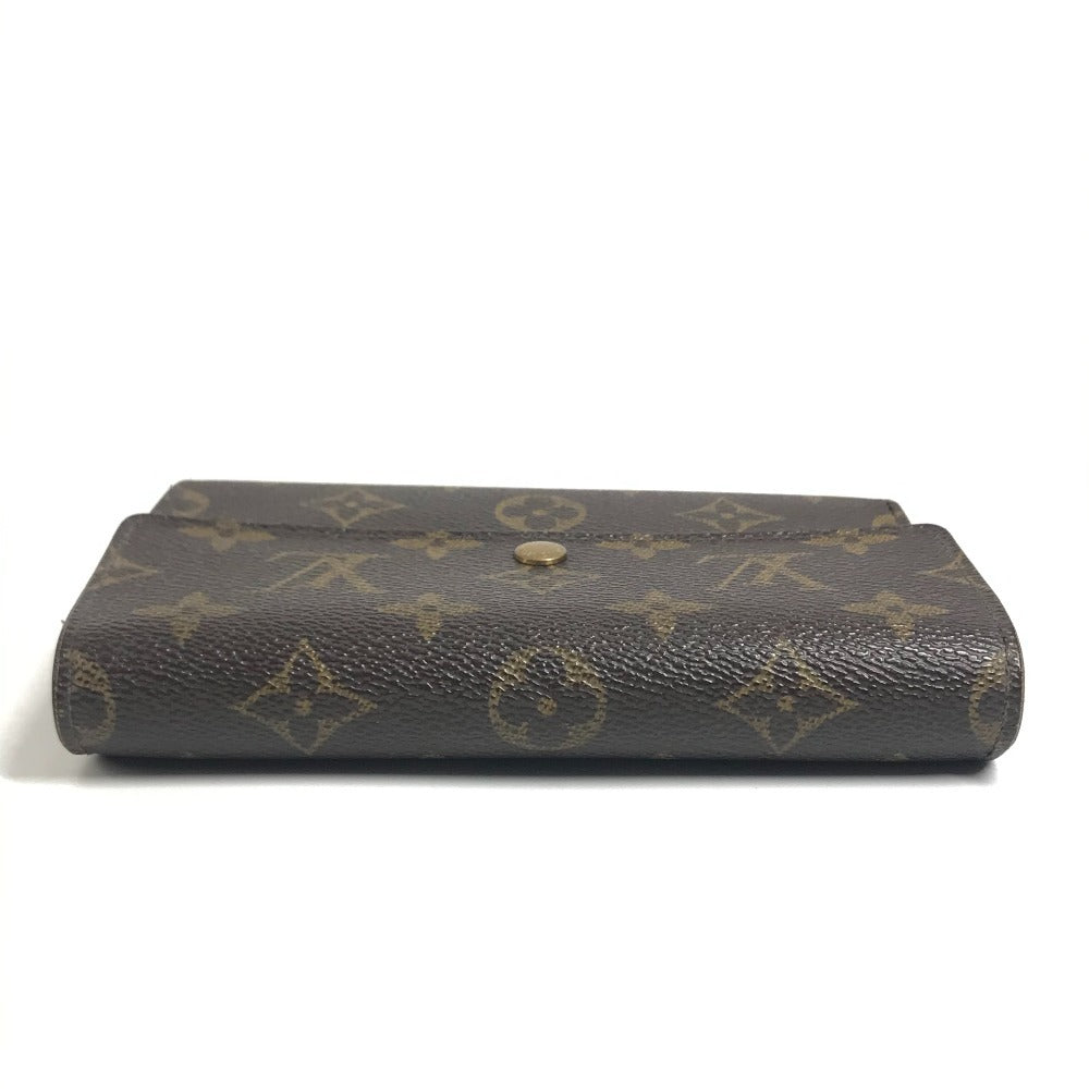 LOUIS VUITTON M61202 Monogram Porte TresorEtui Papie Wallet Flap Wallet Trifold wallet MonogramCanvas Brown Used