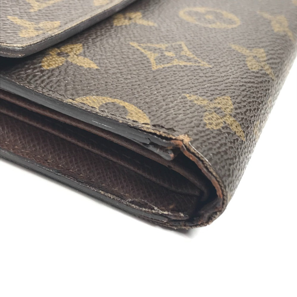 LOUIS VUITTON M61202 Monogram Porte TresorEtui Papie Wallet Flap Wallet Trifold wallet MonogramCanvas Brown Used