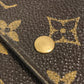 LOUIS VUITTON M61202 Monogram Porte TresorEtui Papie Wallet Flap Wallet Trifold wallet MonogramCanvas Brown Used