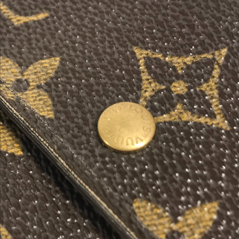 LOUIS VUITTON M61202 Monogram Porte TresorEtui Papie Wallet Flap Wallet Trifold wallet MonogramCanvas Brown Used