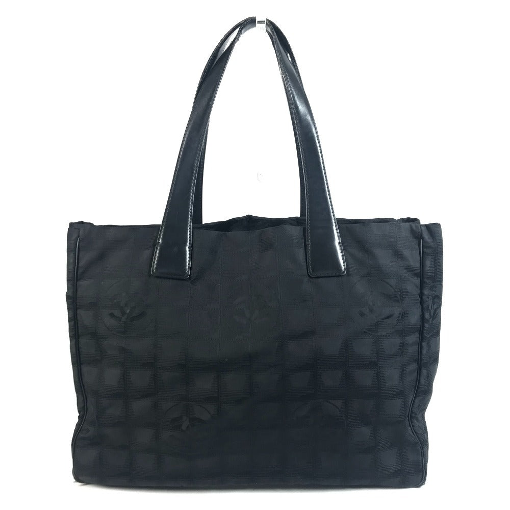 CHANEL A15991 CC CC Mark logo New Travel Line MM New Travel Line MM Shoulder bag, handbag, shoulder bag Tote Bag Nylon / Leather Black Used