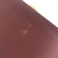 CARTIER Must de Line Logo Kisslock Wallet Flap Long Wallet Long Wallet Leather wine-red Used