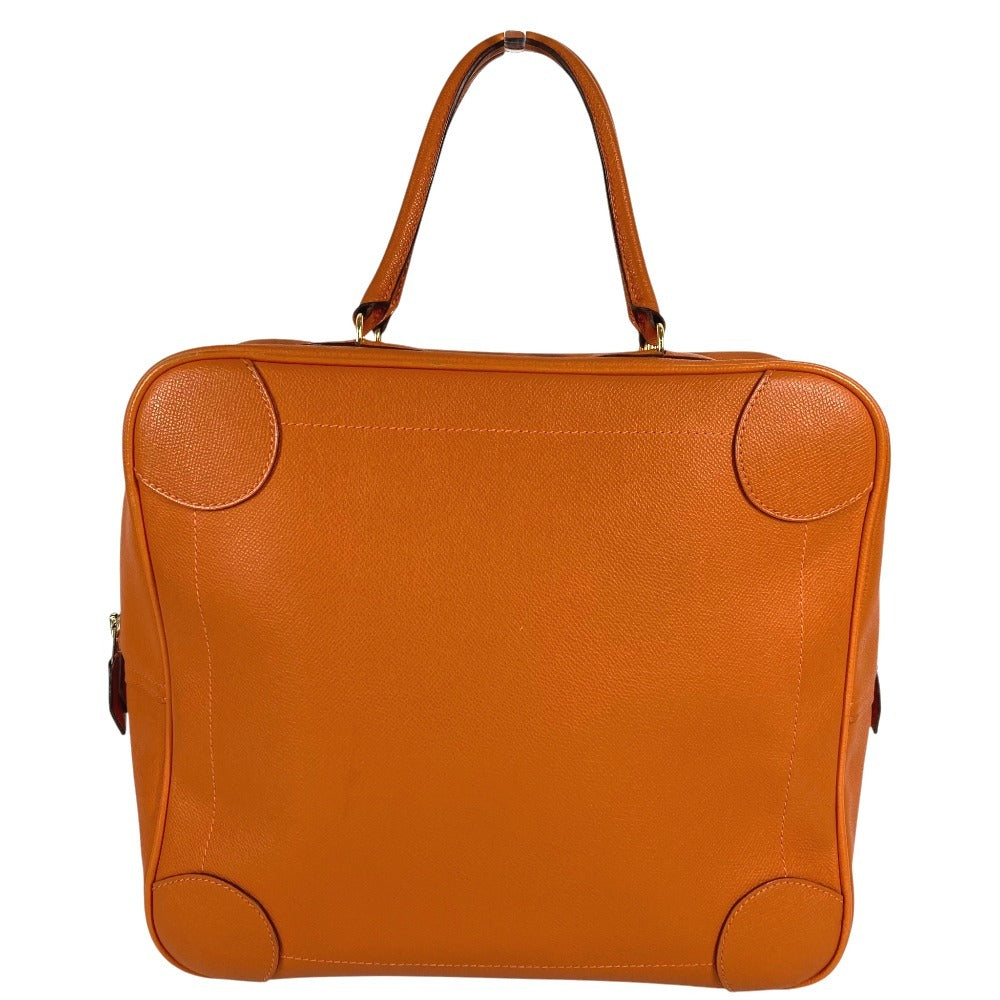HERMES Plume 32 Plume 32 Tote bag, handbag, business bag Hand Bag Epsom Orange/GoldHardware Used