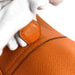 HERMES Plume 32 Plume 32 Tote bag, handbag, business bag Hand Bag Epsom Orange/GoldHardware Used