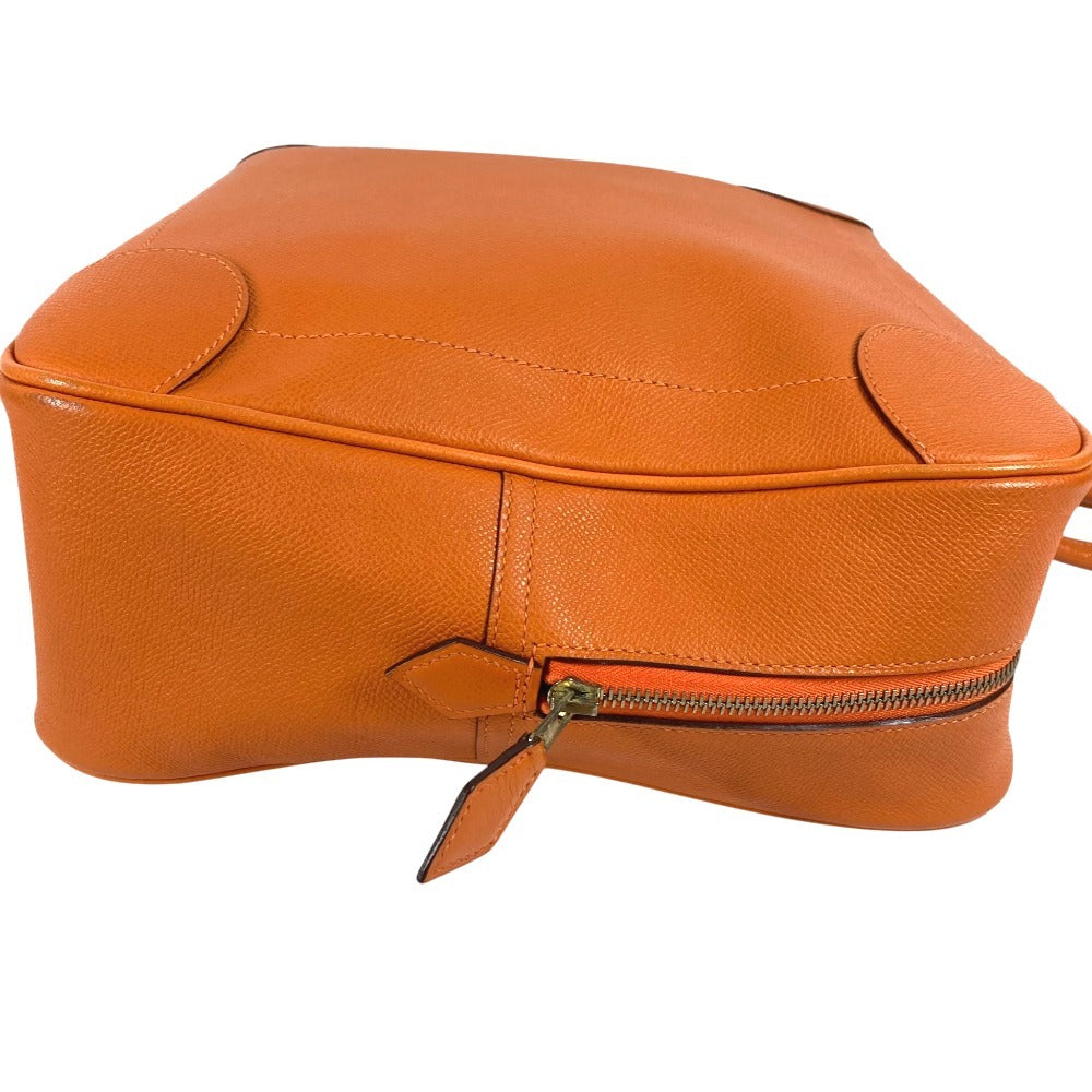HERMES Plume 32 Plume 32 Tote bag, handbag, business bag Hand Bag Epsom Orange/GoldHardware Used