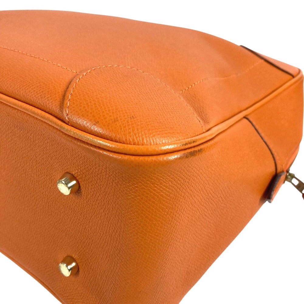 HERMES Plume 32 Plume 32 Tote bag, handbag, business bag Hand Bag Epsom Orange/GoldHardware Used