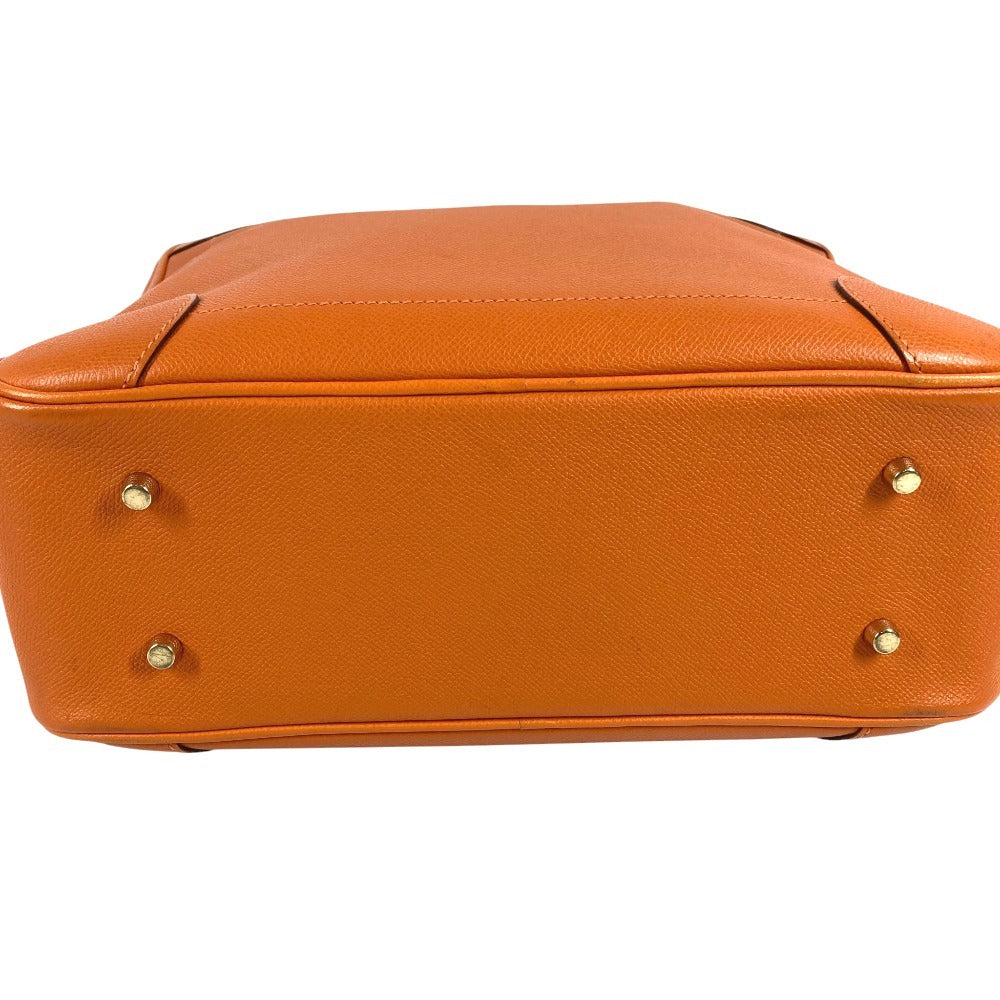 HERMES Plume 32 Plume 32 Tote bag, handbag, business bag Hand Bag Epsom Orange/GoldHardware Used
