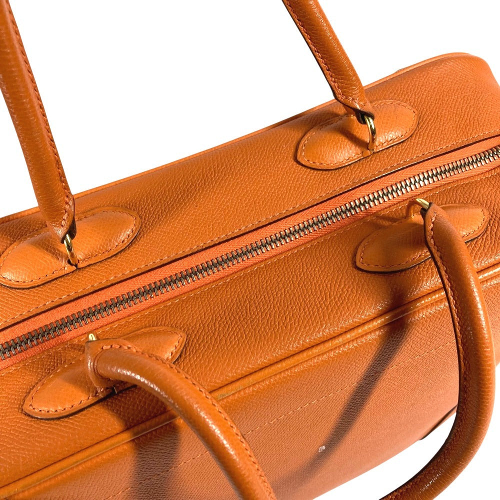HERMES Plume 32 Plume 32 Tote bag, handbag, business bag Hand Bag Epsom Orange/GoldHardware Used