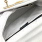 VERSACE vintage medusa logo Bag Flap Tote Bag Hand Bag Leather WhiteBased/Gold Used
