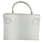 VERSACE vintage medusa logo Bag Flap Tote Bag Hand Bag Leather WhiteBased/Gold Used